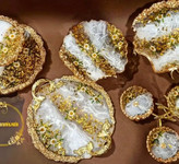 سرویس سفید طلایی