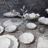 اردوخوری رزینی سفید نقره ای