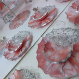 ظروف رزینی سفید صورتی