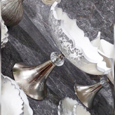 اجیل خوری پایه فلزی نقره ای